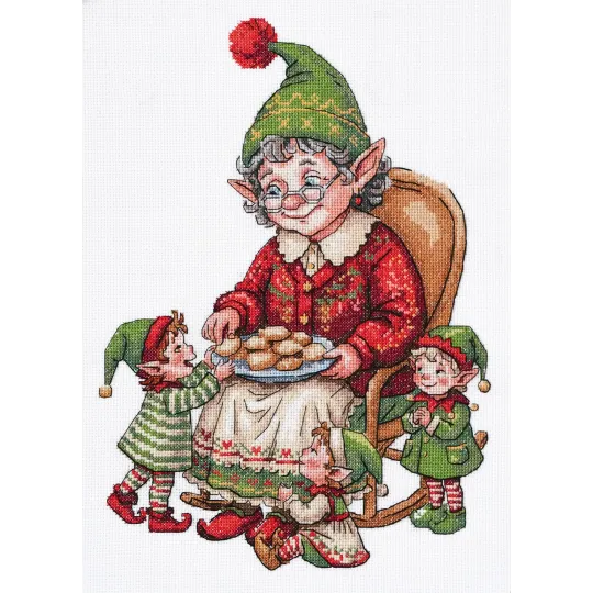 Kryželiu siuvinėjimo rinkinys "Močiutės skanėstai" 19 х 26 cm AAH-346