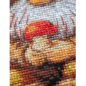 Cross stitch kit "Harvest Gnome" 20x20 cm SRA1044