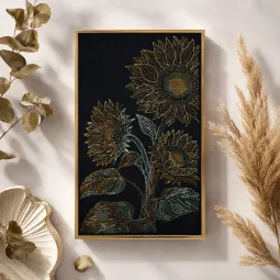 Siuvinėjimo kryželiu rinkinys "Spindesys tamsoje" 18 x 30 cm AAH-342