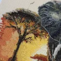 Kit de point de croix "Maître de la Savane" 24 x 17 cm AAH-340
