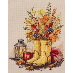 Kreuzstich-Set "Wenn der Regen fällt" 21 х 25 cm AAH-338