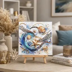 Hauptperlenstickerei-Set "Meeres-Sonate" 25 x 25 cm AAB-992