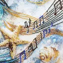 Pagrindinis karoliukų siuvinėjimo rinkinys "Jūros sonata" 25 x 25 cm AAB-992