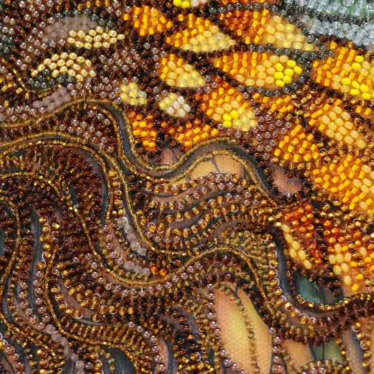 Pagrindinis karoliukų siuvinėjimo rinkinys "Likimo gynėjas" 25 x 25 cm AAB-986