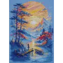 Ristinų siuvinėjimo rinkinys "Vidinė ramybė" 27 x 38 cm AAH-339