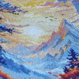Ristinų siuvinėjimo rinkinys "Vidinė ramybė" 27 x 38 cm AAH-339