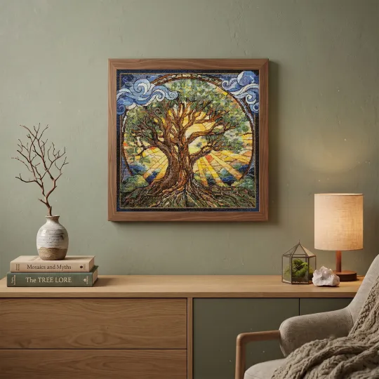 Cross-stitch kit "Eternal tree" 28 х 28 cm AAH-333
