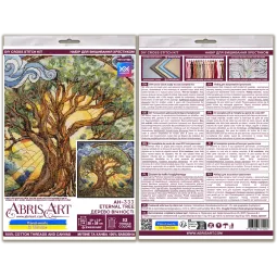 Kreuzstich-Set "Ewiger Baum" 28 x 28 cm AAH-333