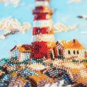 Main Bead Embroidery Kit "Lighthouse Above the Waves" 20 х 36 cm AAB-989