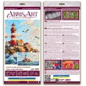 Main Bead Embroidery Kit "Lighthouse Above the Waves" 20 х 36 cm AAB-989