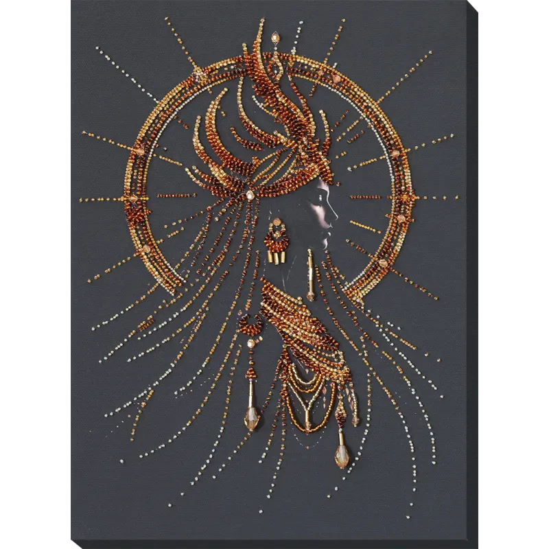 Hauptperlenstick-Set "Born to Shine" 22 x 31 cm AAB-985