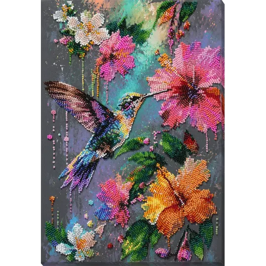 Kit principal de broderie de perles "Invité Tropical" 22 х 32 cm AAB-987