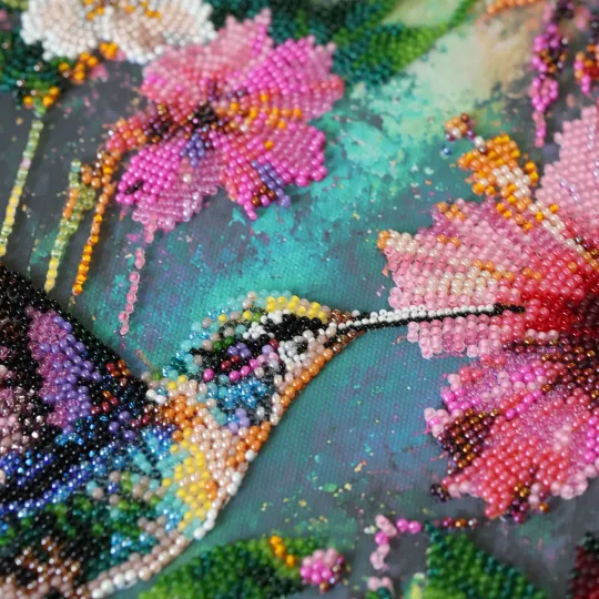 Kit principal de broderie de perles "Invité Tropical" 22 х 32 cm AAB-987