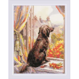 Cross stitch kit "Let's go for a walk!" 18x24 SR2256