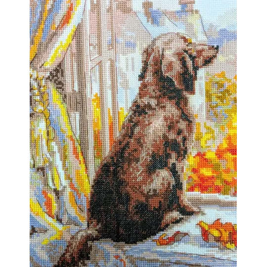 Cross stitch kit "Let's go for a walk!" 18x24 SR2256
