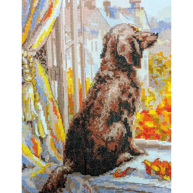 Набор для вышивания крестиком "Пойдем гулять!" 18x24 SR2256