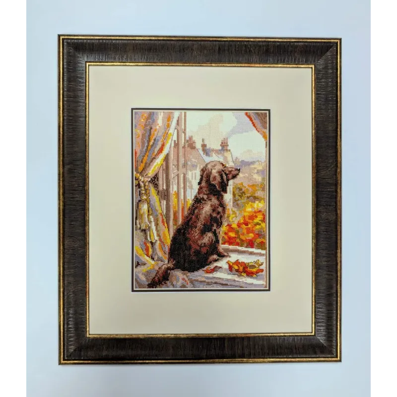 Набор для вышивания крестиком "Пойдем гулять!" 18x24 SR2256