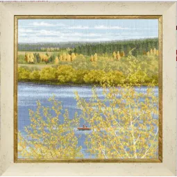 Siuvinėjimo rinkinys Auksiniai krantai 36,8x36,8 cm S/VM040