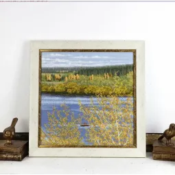 Siuvinėjimo rinkinys Auksiniai krantai 36,8x36,8 cm S/VM040