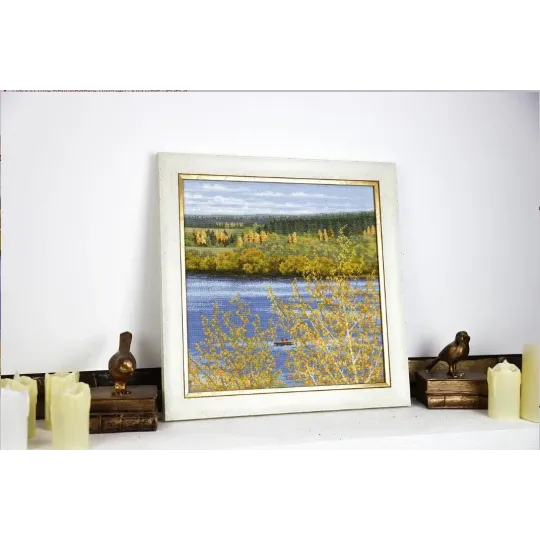 Siuvinėjimo rinkinys Auksiniai krantai 36,8x36,8 cm S/VM040