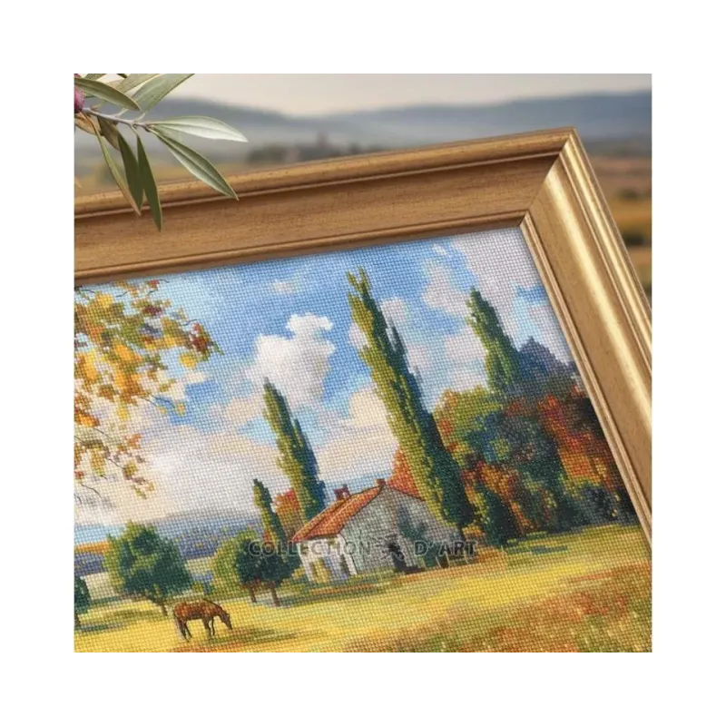 Siuvinėjimo kryžiuku rinkinys "Rudens pastorale" 35*24 cm RTOM1117