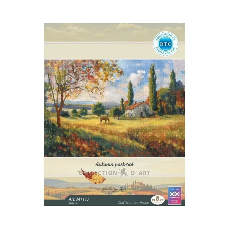 Kreuzstich-Set "Herbstliche Pastorale" 35*24 cm RTOM1117