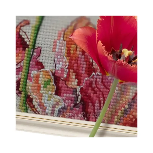 Gezählter Kreuzstich-Set "Tulpe" 13 x 18,5 cm CDABC8113