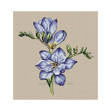 Skaičiuojamų kryželių rinkinys "Frezija" 12 x 12 cm CDABC8112