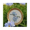 Kit de point de croix compté "Freesia" 12 x 12 cm CDABC8112