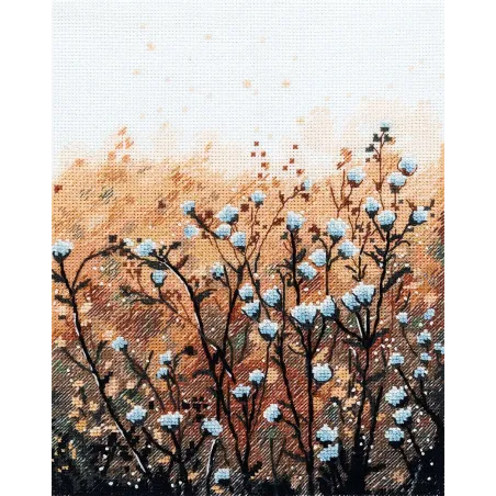 Siuvinėjimo rinkinys PANNA "Laukas auštant" 15,5 x 20,5 cm PPS-7501