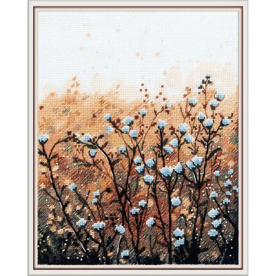 Siuvinėjimo rinkinys PANNA "Laukas auštant" 15,5 x 20,5 cm PPS-7501