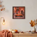 Kit de broderie de perles de taille moyenne "Quartier d'automne" 20 x 20 cm AAMB-147