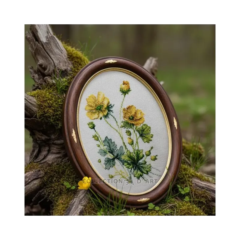 Zählstickpackung "Butterblumen" 13.5 x 20 cm CDABC8110