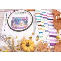 Kit point de croix "Pumpkin Latte Nights" 20x17 cm SLETIL9962