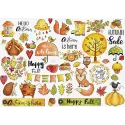 Kit de point de croix Sampler Automne 38x27cm SLETIL8221