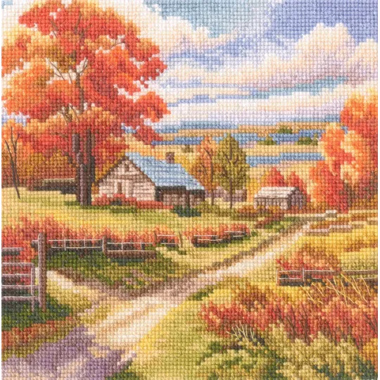 Kits de point de croix "Couleur du soleil" 15,5x15,5 cm RTOM1028