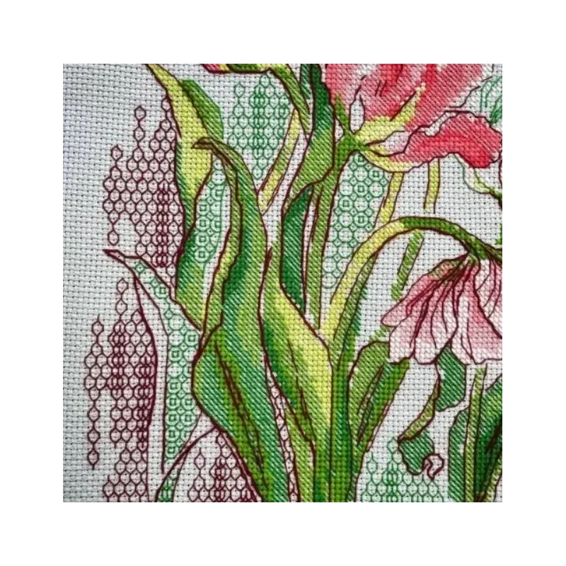 Kreuzstich-Set "Anmutige Tulpen" 21x30 cm SR2354