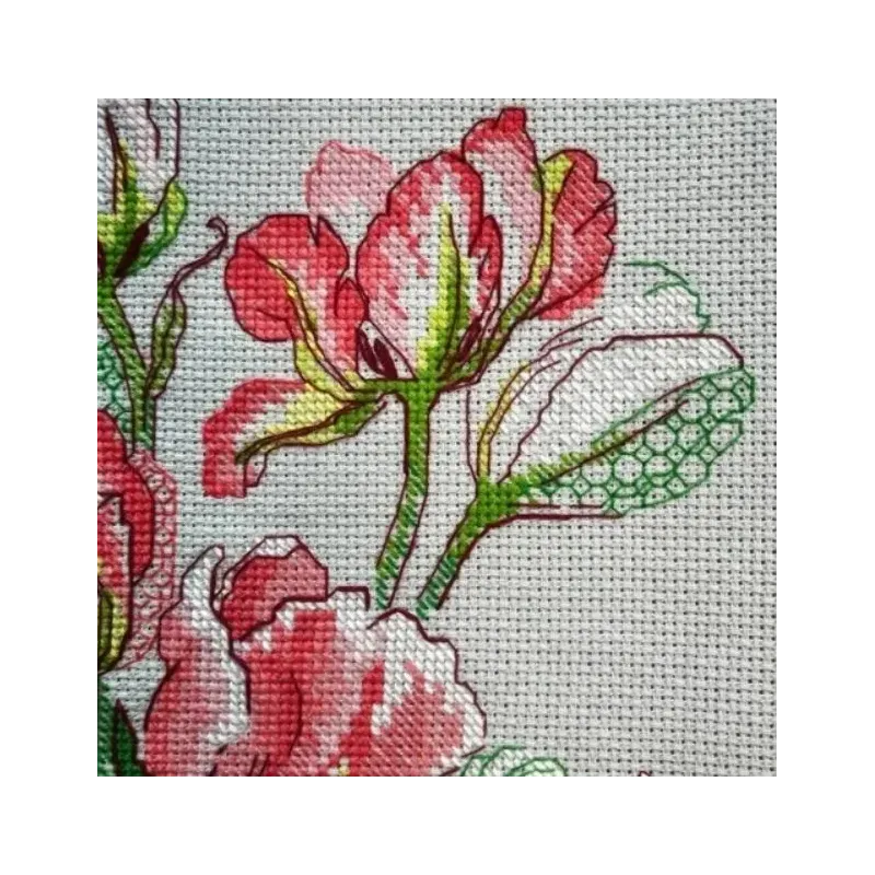 Kreuzstich-Set "Anmutige Tulpen" 21x30 cm SR2354