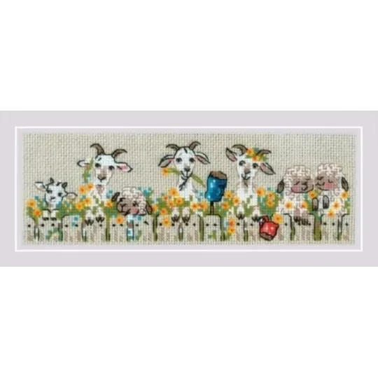 Kreuzstich-Set "Dorf-Chat" 24x8 cm SR2352