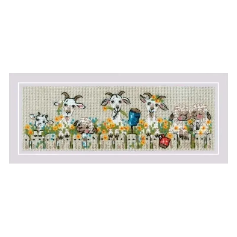 Kreuzstich-Set "Dorf-Chat" 24x8 cm SR2352