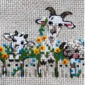 Kreuzstich-Set "Dorf-Chat" 24x8 cm SR2352