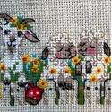 Kreuzstich-Set "Dorf-Chat" 24x8 cm SR2352