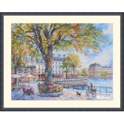 Cross stitch kit "Chasing Morning Light" 29x39 cm SK269