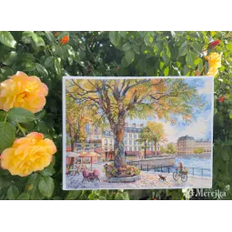 Cross stitch kit "Chasing Morning Light" 29x39 cm SK269