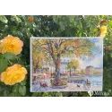 Cross stitch kit "Chasing Morning Light" 29x39 cm SK269
