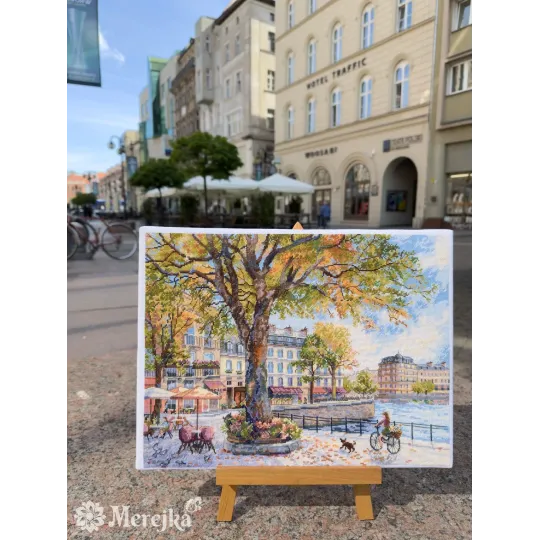 Kreuzstich-Set "Morgenlicht jagen" 29x39 cm SK269