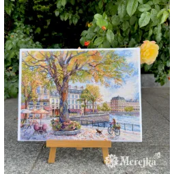 Kreuzstich-Set "Morgenlicht jagen" 29x39 cm SK269
