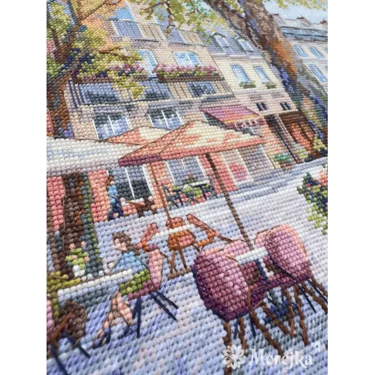 Kreuzstich-Set "Morgenlicht jagen" 29x39 cm SK269
