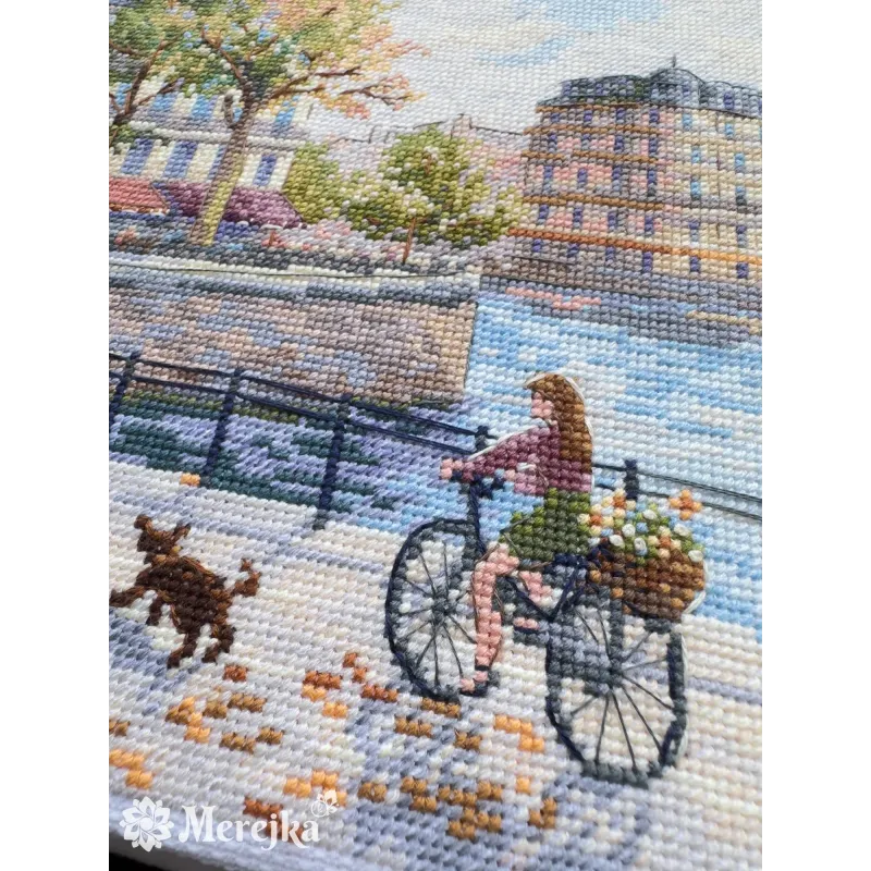 Kit de point de croix "Poursuite de la lumière du matin" 29x39 cm SK269