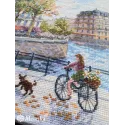 Kreuzstich-Set "Morgenlicht jagen" 29x39 cm SK269